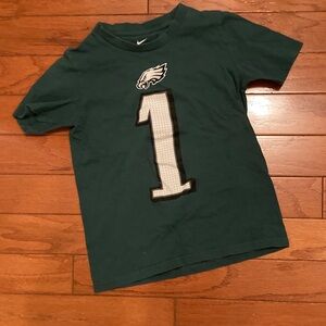 Nike Kids Dark Green Eagles Number Tee